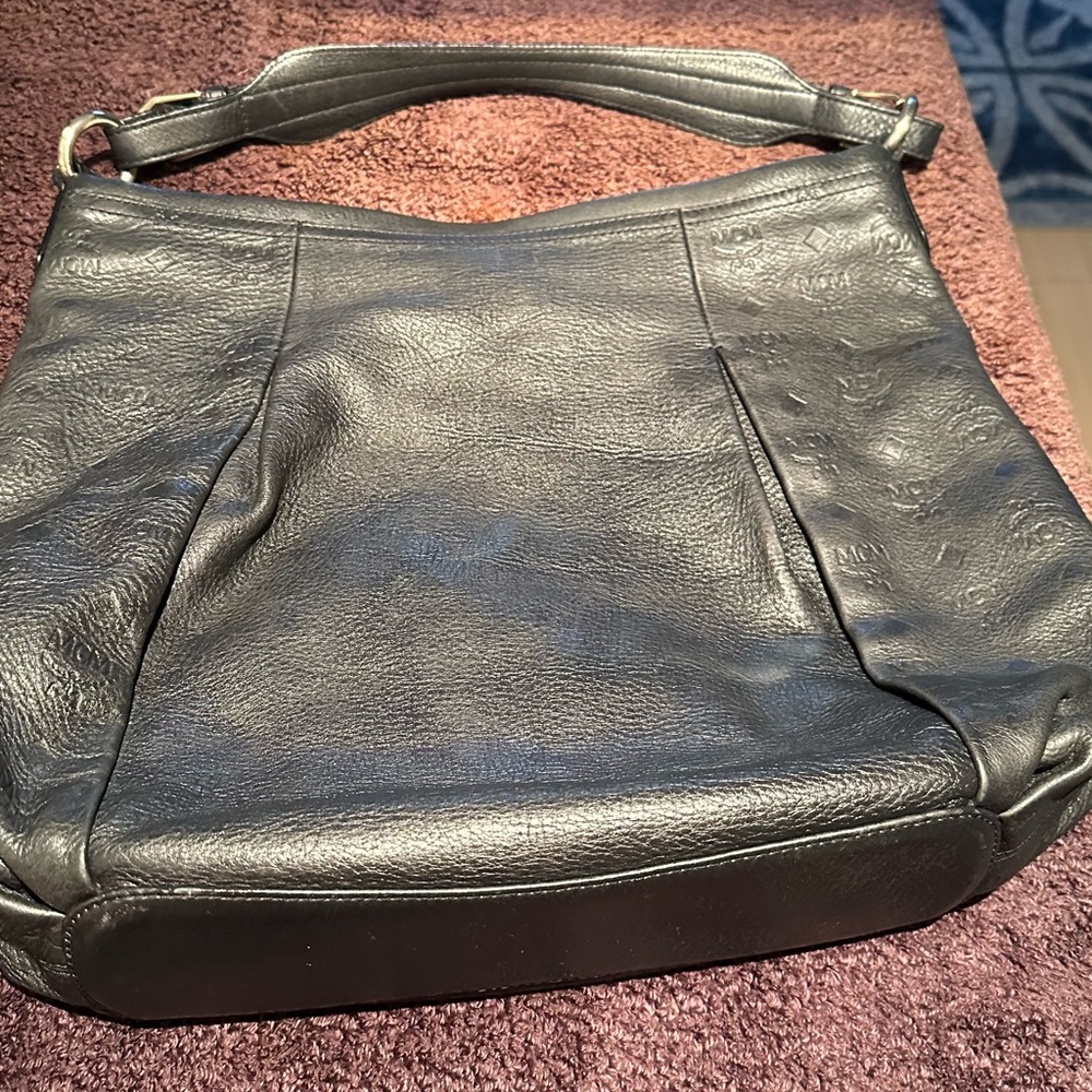 MCM Authentic Monogram two-way handbag.